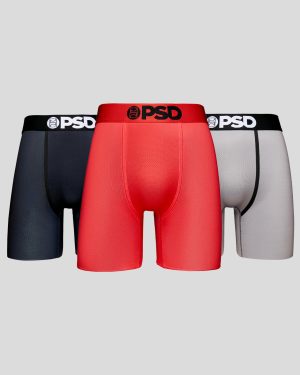 COOL MESH 3 PACK - RED/GRAY/BLACK